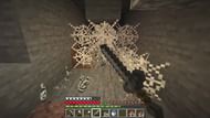 Breaking cobwebs with a sword can drop string (Image via Mojang)
